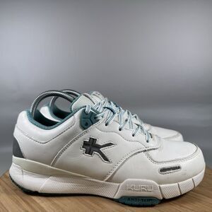 Kuru Quantum Womens Size 8 White Leather Shoes Comfort Casual Sneakers